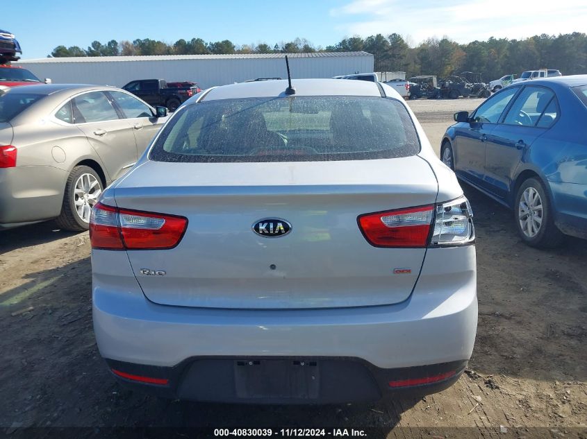 2015 Kia Rio Lx VIN: KNADM4A39F6435043 Lot: 40830039