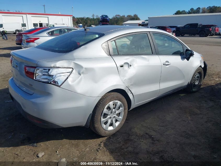 VIN KNADM4A39F6435043 2015 KIA RIO no.4