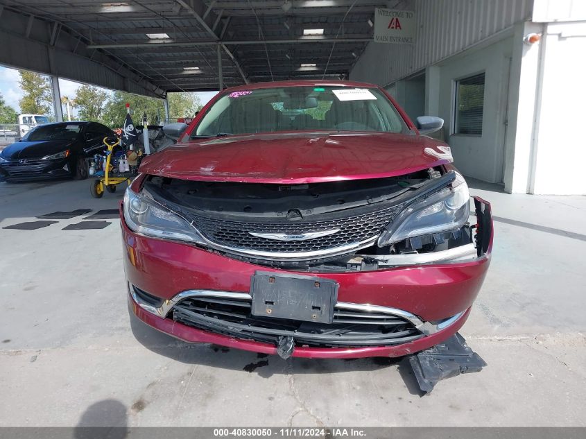 2015 Chrysler 200 Limited VIN: 1C3CCCAB7FN552908 Lot: 40830050