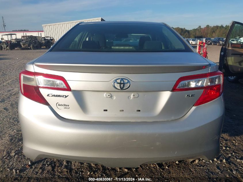 2013 Toyota Camry Se VIN: 4T1BF1FK5DU655402 Lot: 40830067