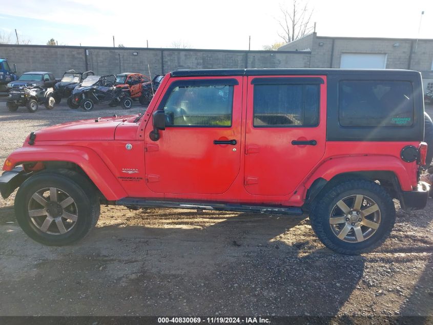 2013 Jeep Wrangler Unlimited Sahara VIN: 1C4BJWEG8DL665585 Lot: 40830069