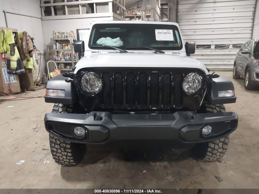 2022 Jeep Wrangler Unlimited Willys Sport 4X4 VIN: 1C4HJXDG1NW141499 Lot: 40830096