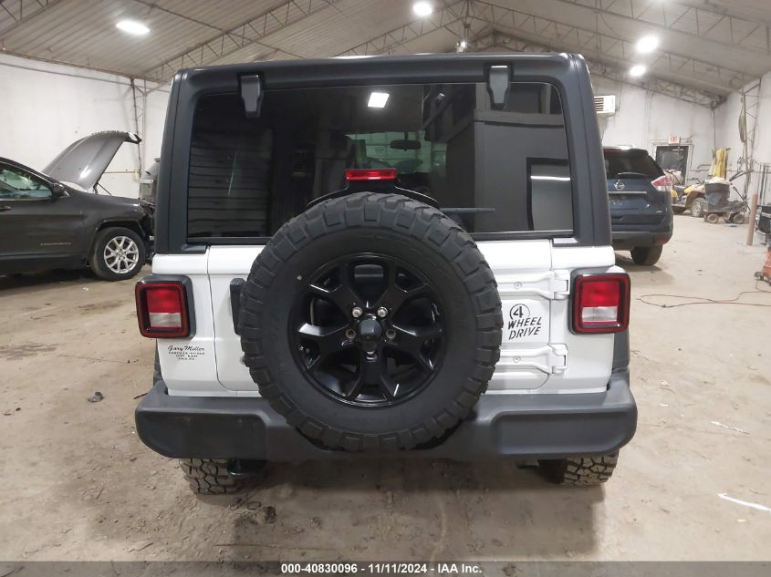 2022 Jeep Wrangler Unlimited Willys Sport 4X4 VIN: 1C4HJXDG1NW141499 Lot: 40830096