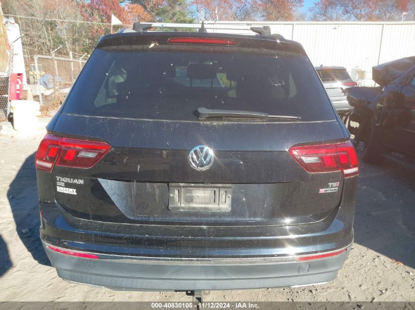 2018 Volkswagen Tiguan 2.0T Se/Sel VIN: 3VV2B7AXXJM157347 Lot: 40830105