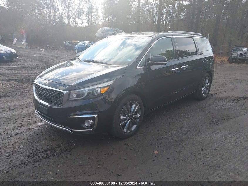 Vin: kndme5c1xf6038409, lot: 41319710, kia sedona sx luxury 20152