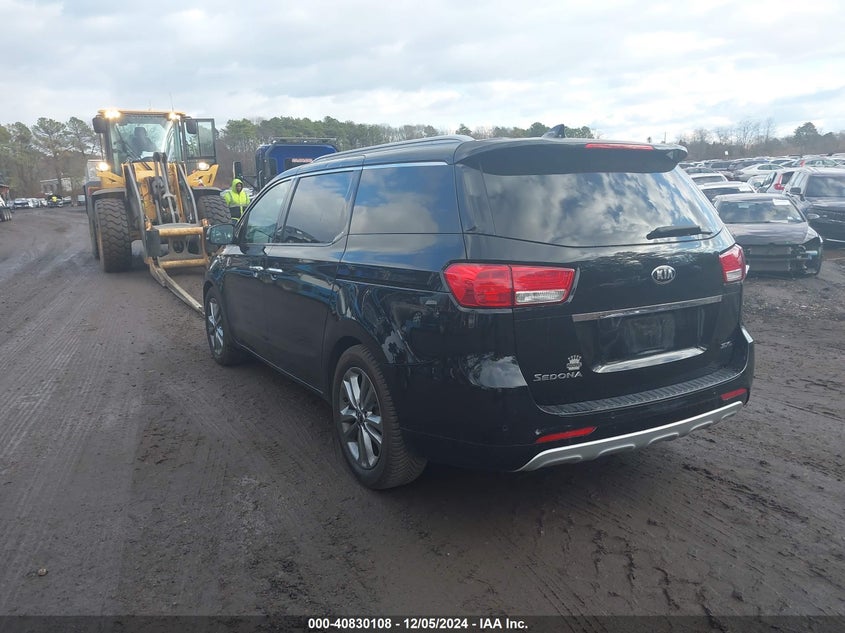 Vin: kndme5c1xf6038409, lot: 41319710, kia sedona sx luxury 20153