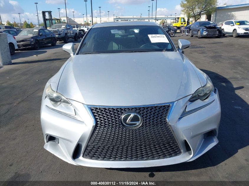 2014 Lexus Is 350 VIN: JTHBE1D22E5000604 Lot: 40830112