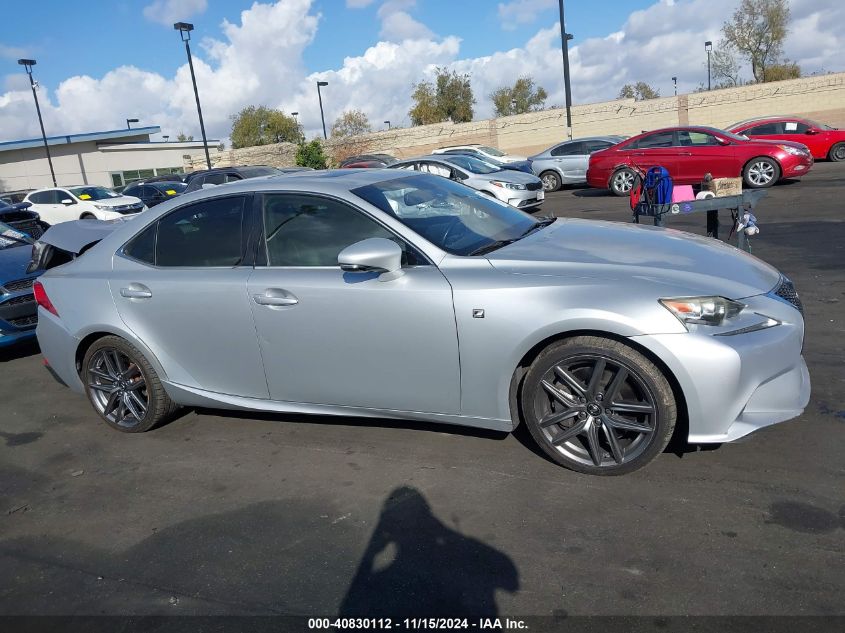 2014 Lexus Is 350 VIN: JTHBE1D22E5000604 Lot: 40830112