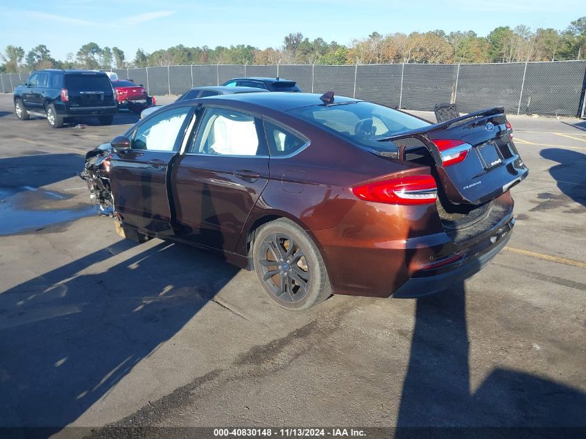 VIN 3FA6P0HD7KR162567 2019 Ford Fusion, SE no.3