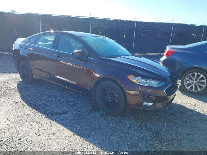 VIN 3FA6P0HD7KR162567 2019 Ford Fusion, SE no.1