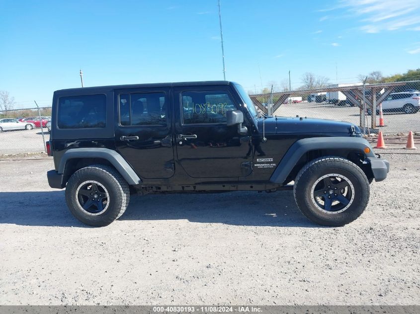 2013 Jeep Wrangler Unlimited Sport VIN: 1C4BJWDG0DL632629 Lot: 40830193