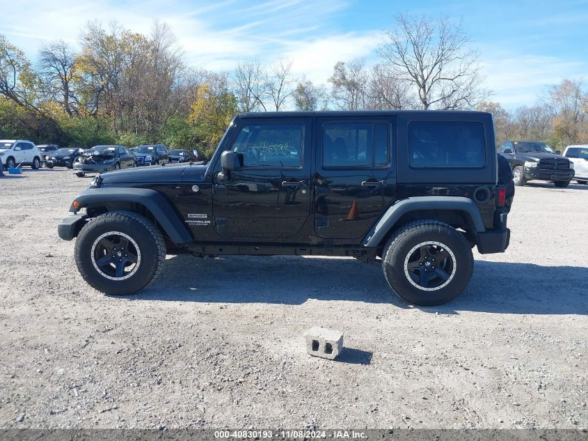 2013 Jeep Wrangler Unlimited Sport VIN: 1C4BJWDG0DL632629 Lot: 40830193