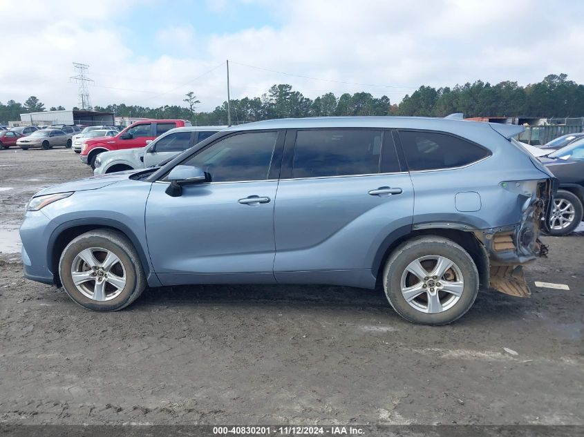 2021 Toyota Highlander Le VIN: 5TDZZRAH8MS089048 Lot: 40830201