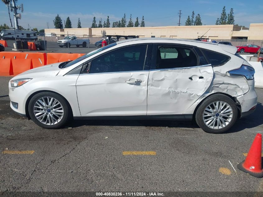 2015 Ford Focus Titanium VIN: 1FADP3N23FL380229 Lot: 40830236