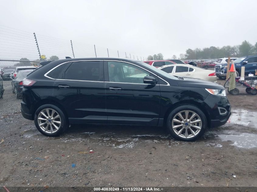 2018 Ford Edge Titanium VIN: 2FMPK3K81JBB48442 Lot: 40830249