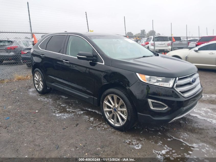 2018 Ford Edge Titanium VIN: 2FMPK3K81JBB48442 Lot: 40830249