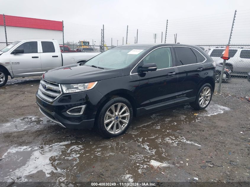 2018 Ford Edge Titanium VIN: 2FMPK3K81JBB48442 Lot: 40830249