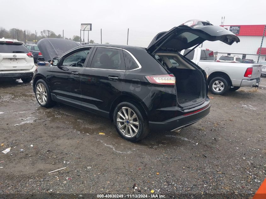 2018 Ford Edge Titanium VIN: 2FMPK3K81JBB48442 Lot: 40830249