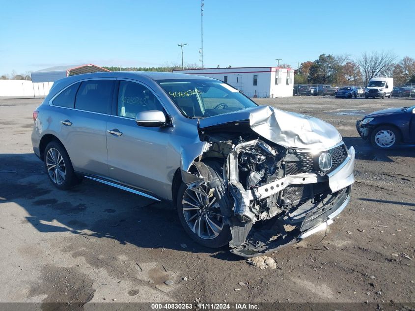 VIN 5J8YD4H56KL022831 2019 ACURA MDX no.1