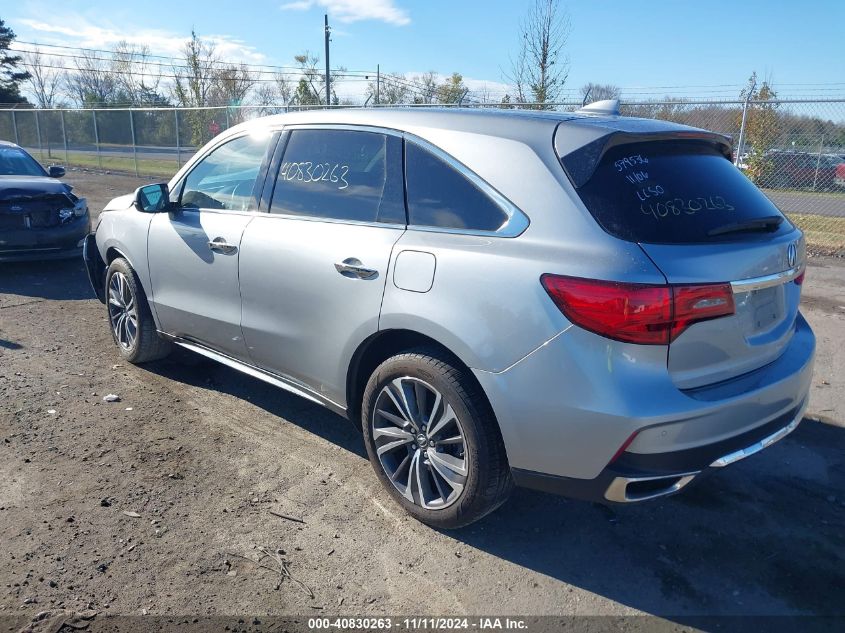 VIN 5J8YD4H56KL022831 2019 ACURA MDX no.3