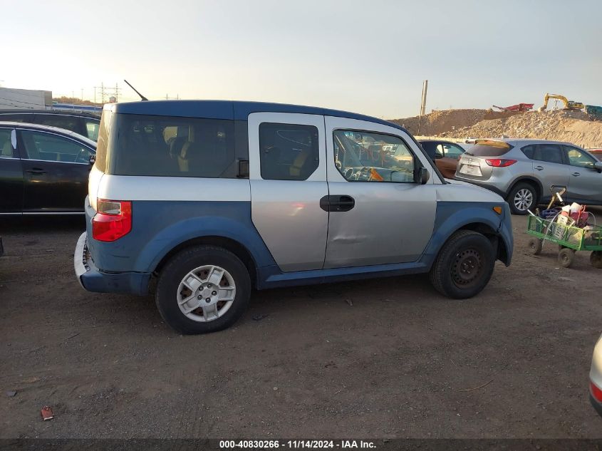 2006 Honda Element Lx VIN: 5J6YH18376L007173 Lot: 40830266