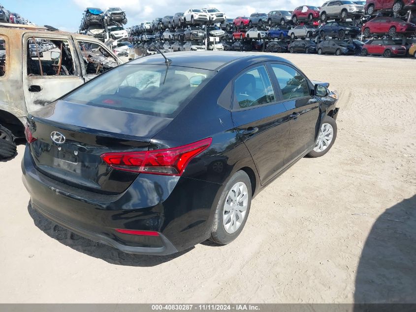 VIN 3KPC24A65NE181130 2022 Hyundai Accent, SE no.4