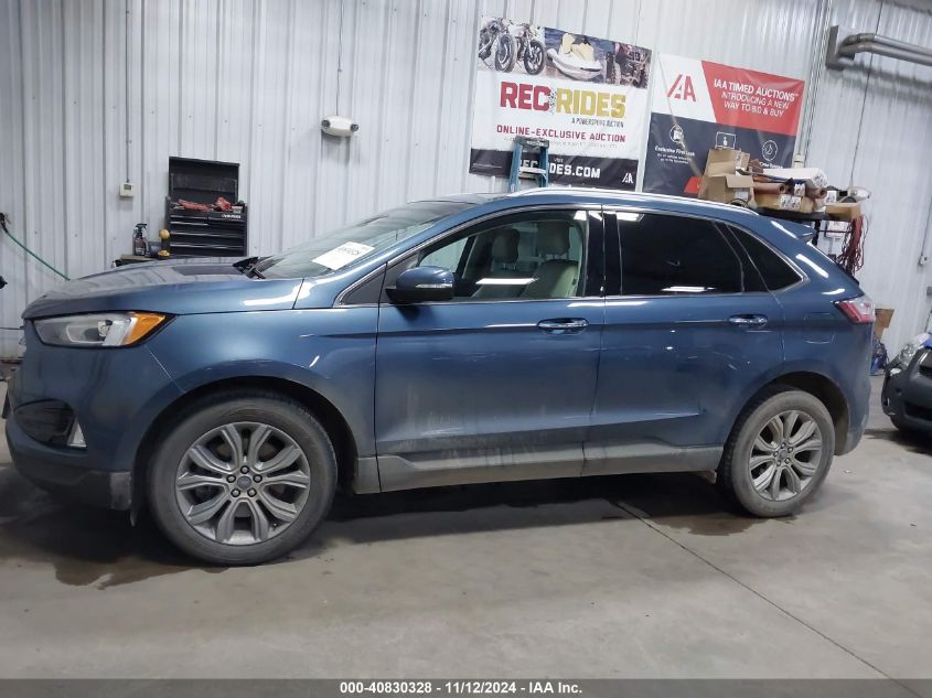 2019 Ford Edge Titanium VIN: 2FMPK4K97KBC52269 Lot: 40830328