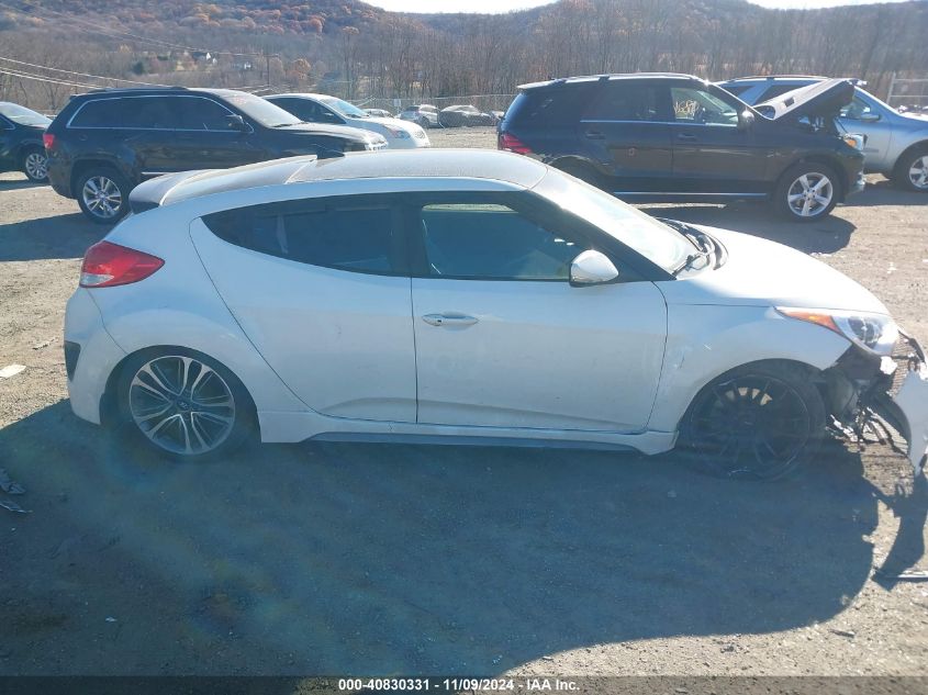 2016 Hyundai Veloster Turbo VIN: KMHTC6AE7GU291838 Lot: 40830331