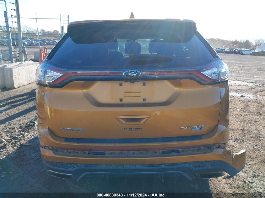 2016 Ford Edge Sport VIN: 2FMPK4AP1GBB45368 Lot: 40830343