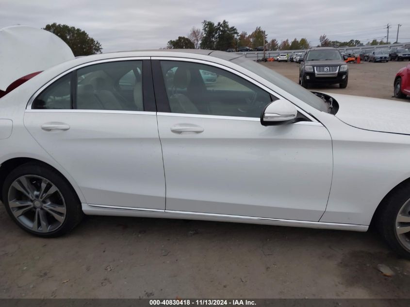 2015 Mercedes-Benz C 300 4Matic/Luxury 4Matic/Sport 4Matic VIN: 55SWF4KB5FU019859 Lot: 40830418