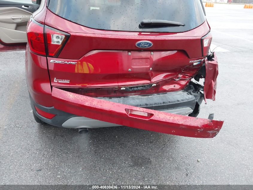 2019 FORD ESCAPE TITANIUM - 1FMCU9J99KUA18880