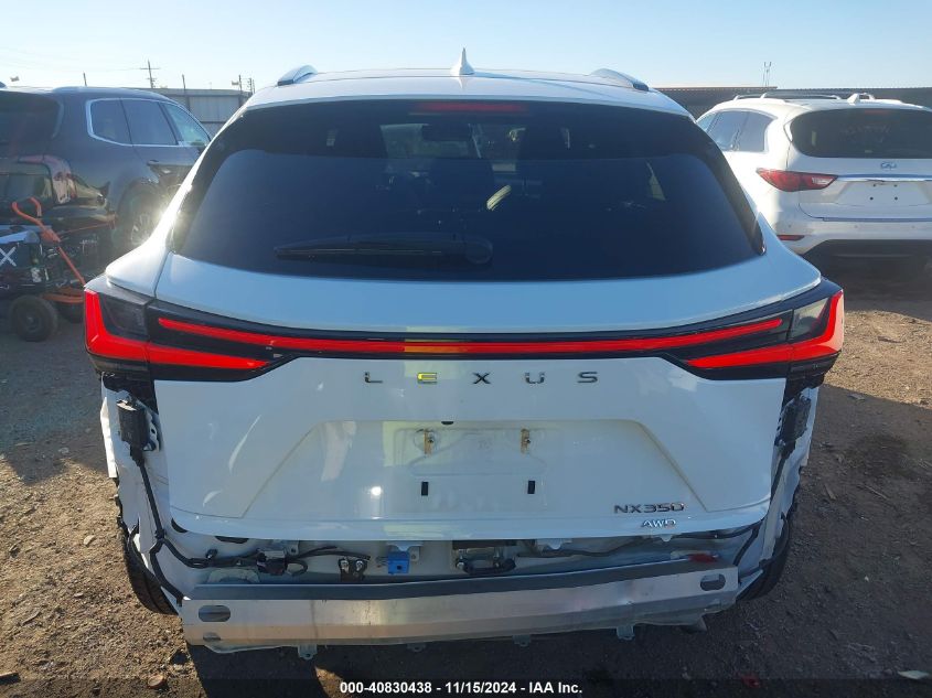 2022 Lexus Nx 350 F Sport Handling VIN: JTJKGCEZ4N2001920 Lot: 40830438