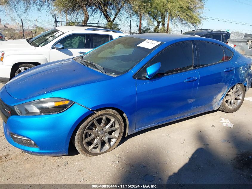 2015 Dodge Dart Sxt VIN: 1C3CDFBB0FD181559 Lot: 40830444