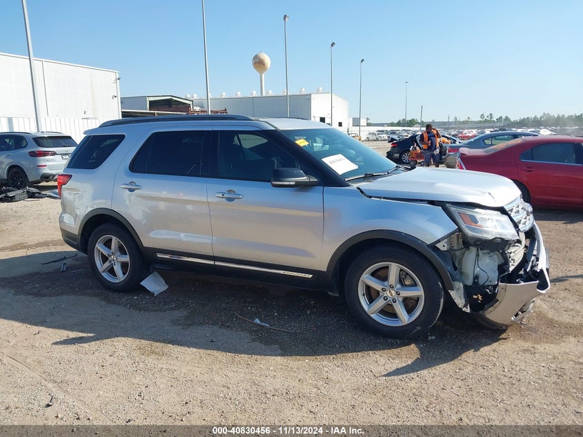 VIN 1FM5K7D87JGA35387 2018 FORD EXPLORER XLT
