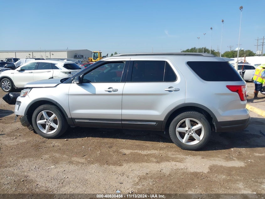 VIN 1FM5K7D87JGA35387 2018 FORD EXPLORER XLT