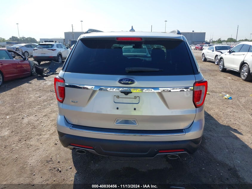 VIN 1FM5K7D87JGA35387 2018 FORD EXPLORER XLT