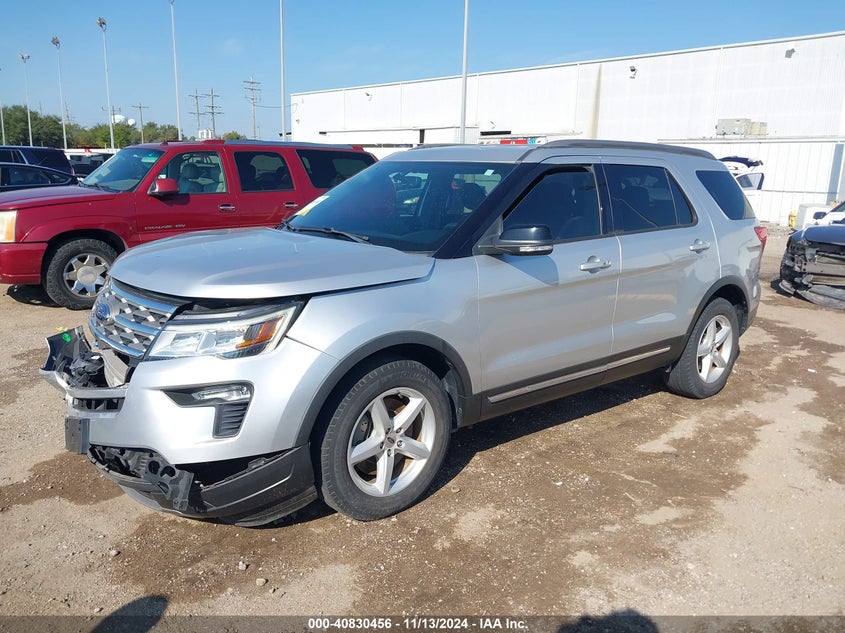 VIN 1FM5K7D87JGA35387 2018 FORD EXPLORER XLT
