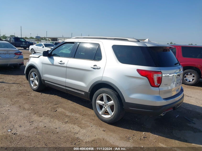 VIN 1FM5K7D87JGA35387 2018 FORD EXPLORER XLT