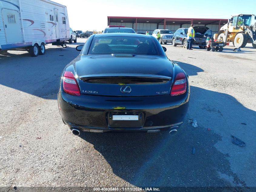 2007 Lexus Sc 430 VIN: JTHFN45YX79012310 Lot: 40830468