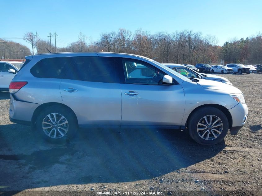 2014 Nissan Pathfinder S VIN: 5N1AR2MMXEC726601 Lot: 40830479