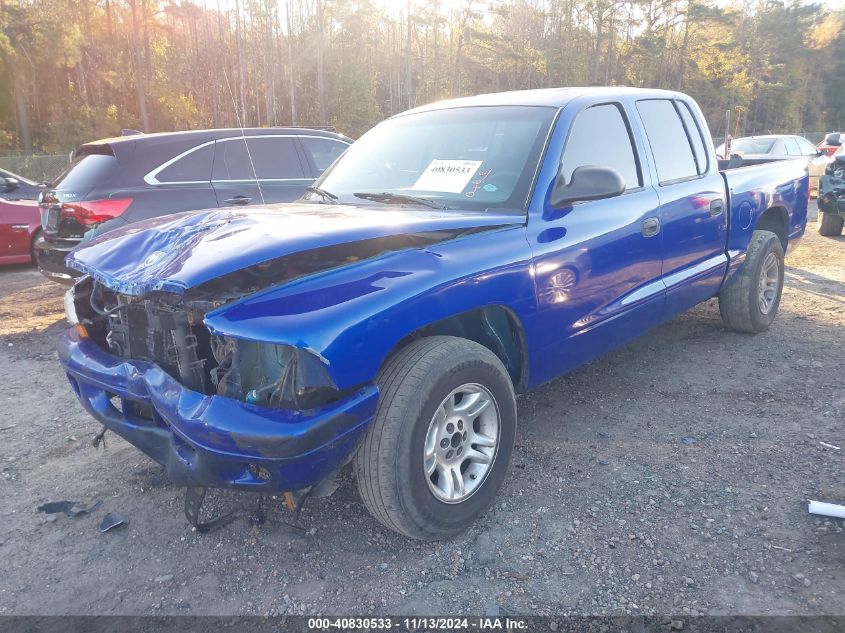 2001 Dodge Dakota Slt/Sport VIN: 1B7HL2AX41S314029 Lot: 40830533