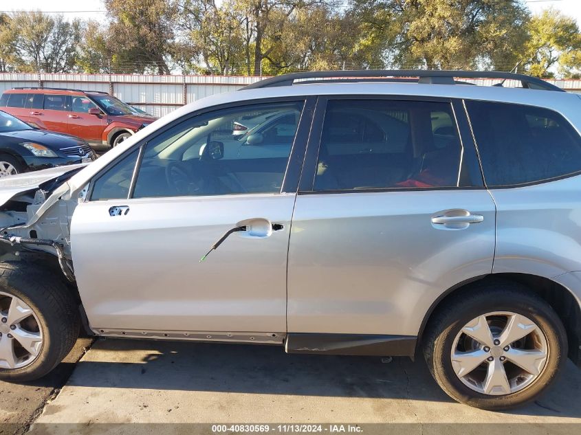 2015 Subaru Forester 2.5I Premium VIN: JF2SJADC0FH402788 Lot: 40830569