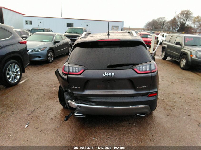 2019 Jeep Cherokee Limited 4X4 VIN: 1C4PJMDX0KD321753 Lot: 40830616