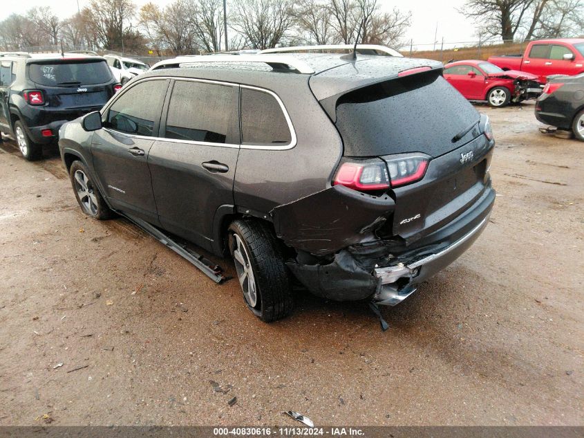 2019 Jeep Cherokee Limited 4X4 VIN: 1C4PJMDX0KD321753 Lot: 40830616