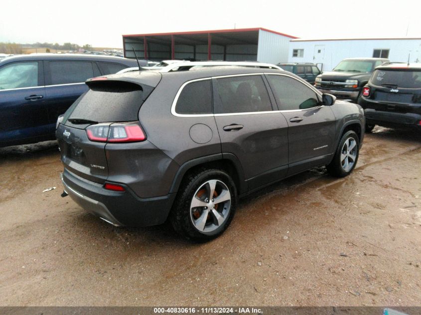 2019 Jeep Cherokee Limited 4X4 VIN: 1C4PJMDX0KD321753 Lot: 40830616