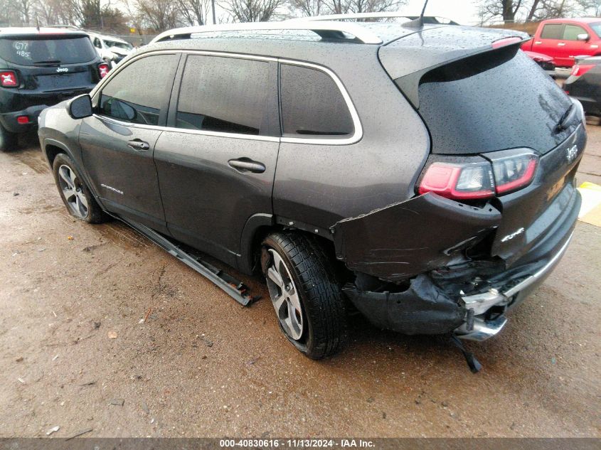 2019 Jeep Cherokee Limited 4X4 VIN: 1C4PJMDX0KD321753 Lot: 40830616