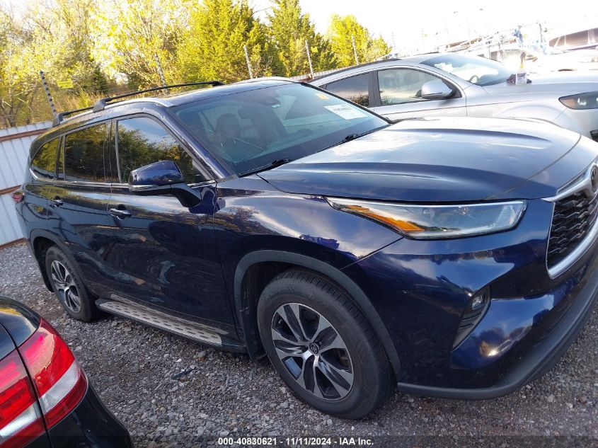 2021 Toyota Highlander Xle VIN: 5TDGZRBH5MS554312 Lot: 40830621