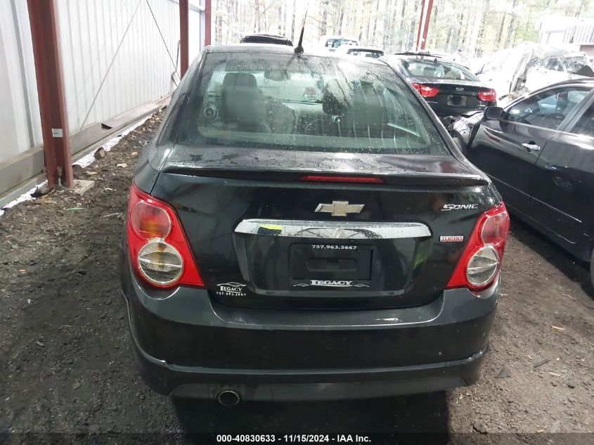 2014 Chevrolet Sonic Rs Auto VIN: 1G1JG5SB6E4209683 Lot: 40830633