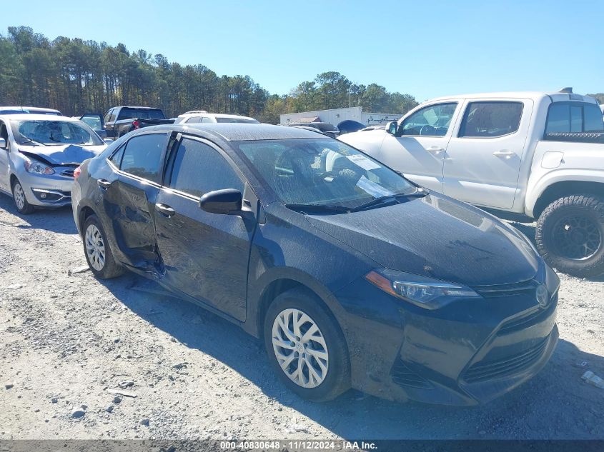 2018 Toyota Corolla Le VIN: 5YFBURHE0JP844841 Lot: 40830648