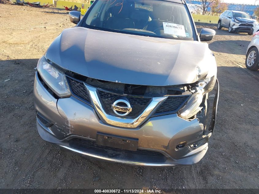 2015 Nissan Rogue Sv VIN: KNMAT2MVXFP518596 Lot: 40830672